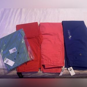 New! 4 pairs of Polo Ralph Lauren boys pants.
